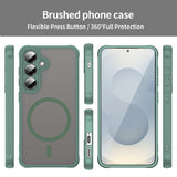 Husa de protectie Techsuit HaloFrost II MagSafe compatibil cu Samsung Galaxy S24 Plus / S25 Plus- Green