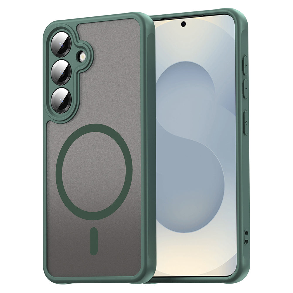 Husa de protectie Techsuit HaloFrost II MagSafe compatibil cu Samsung Galaxy S24 Plus / S25 Plus- Green