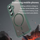Husa de protectie Techsuit HaloFrost II MagSafe compatibil cu Samsung Galaxy S24 Plus / S25 Plus- Green