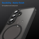 Husa de protectie Techsuit HaloFrost II MagSafe compatibil cu Samsung Galaxy S24 / S25, Negru