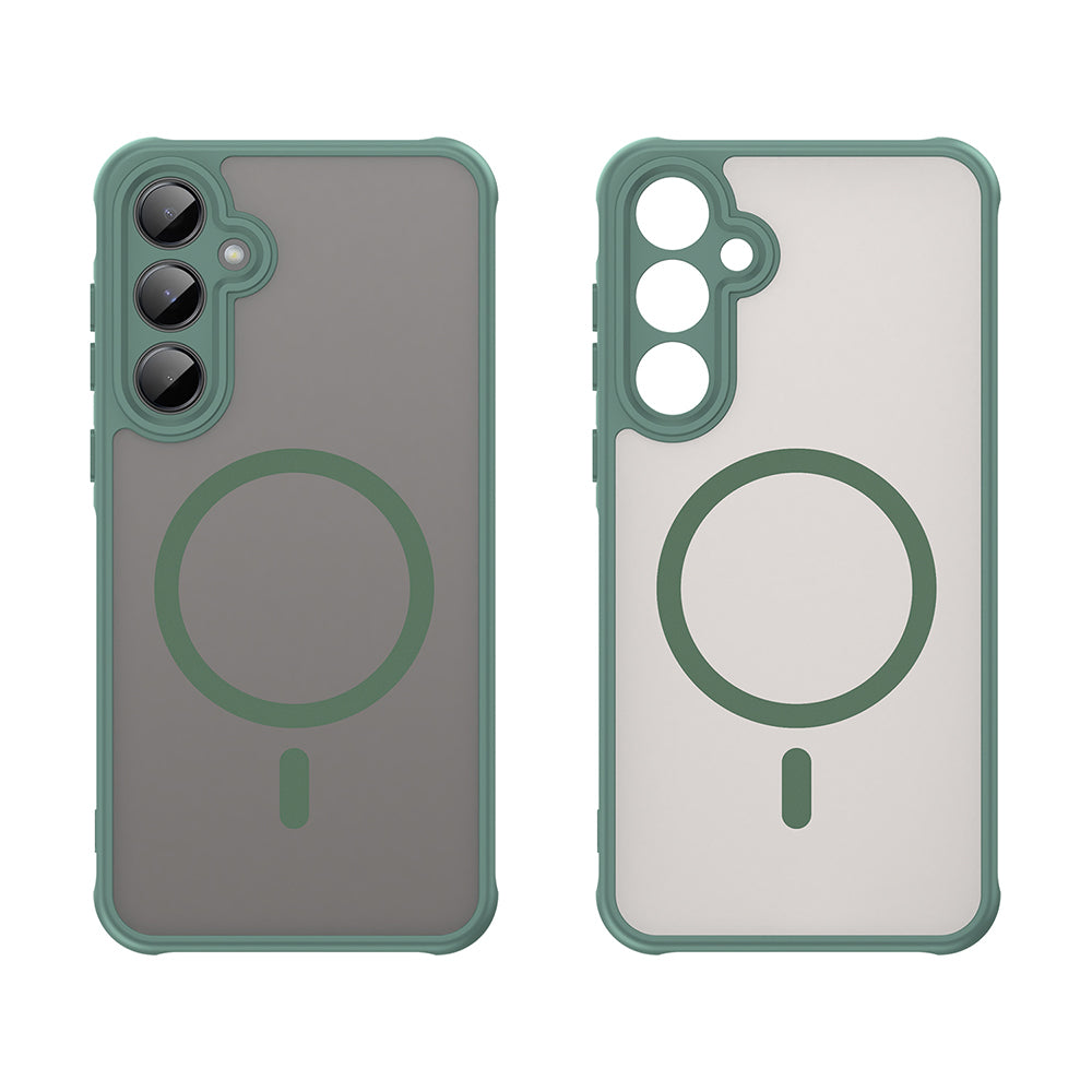 Husa de protectie Techsuit HaloFrost II MagSafe compatibil cu Samsung Galaxy A55 5G, Verde