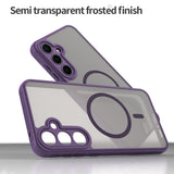 Husa de protectie Techsuit HaloFrost II MagSafe compatibil cu Samsung Galaxy A55 5G, Mov