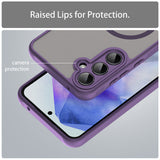 Husa de protectie Techsuit HaloFrost II MagSafe compatibil cu Samsung Galaxy A55 5G, Mov