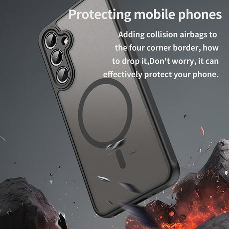 Husa de protectie Techsuit HaloFrost II MagSafe compatibil cu Samsung Galaxy A16 4G / A16 5G, Negru