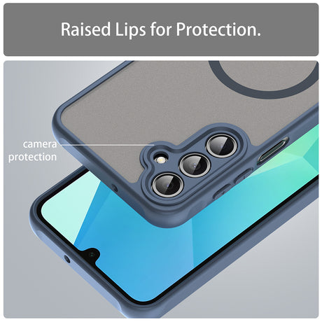 Husa de protectie Techsuit HaloFrost II MagSafe compatibil cu Samsung Galaxy A16 4G / A16 5G, Bleumarin