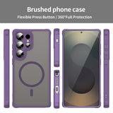 Husa de protectie Techsuit HaloFrost II MagSafe compatibil cu Samsung Galaxy S25 Ultra, Mov