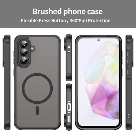 Husa de protectie Techsuit HaloFrost II MagSafe compatibil cu Samsung Galaxy A36 5G, Negru