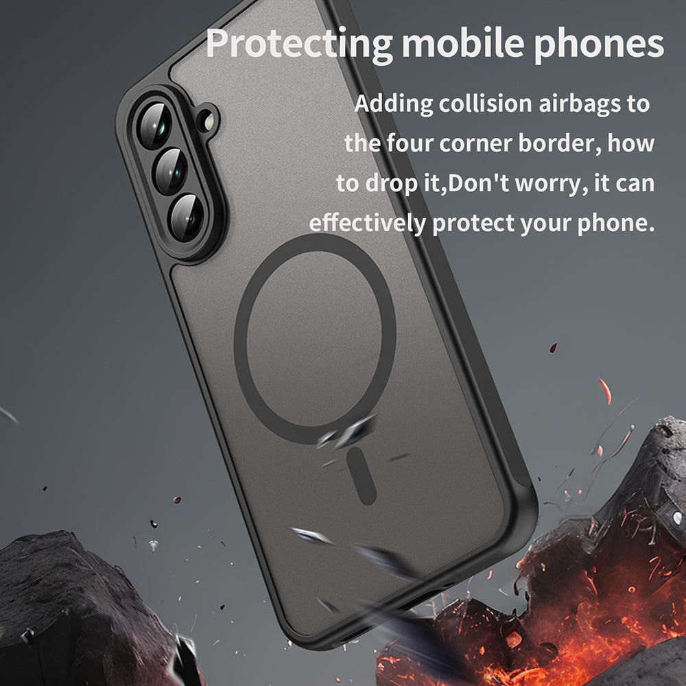 Husa de protectie Techsuit HaloFrost II MagSafe compatibil cu Samsung Galaxy A36 5G, Negru