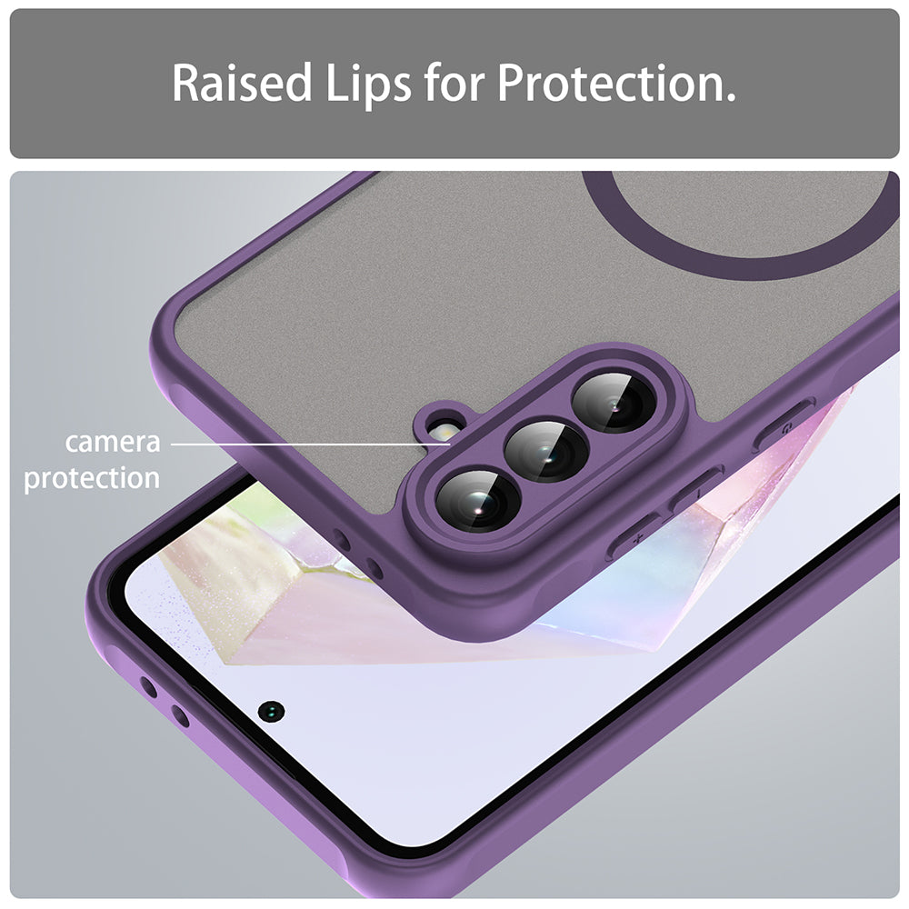 Husa de protectie Techsuit HaloFrost II MagSafe compatibil cu Samsung Galaxy A36 5G, Mov