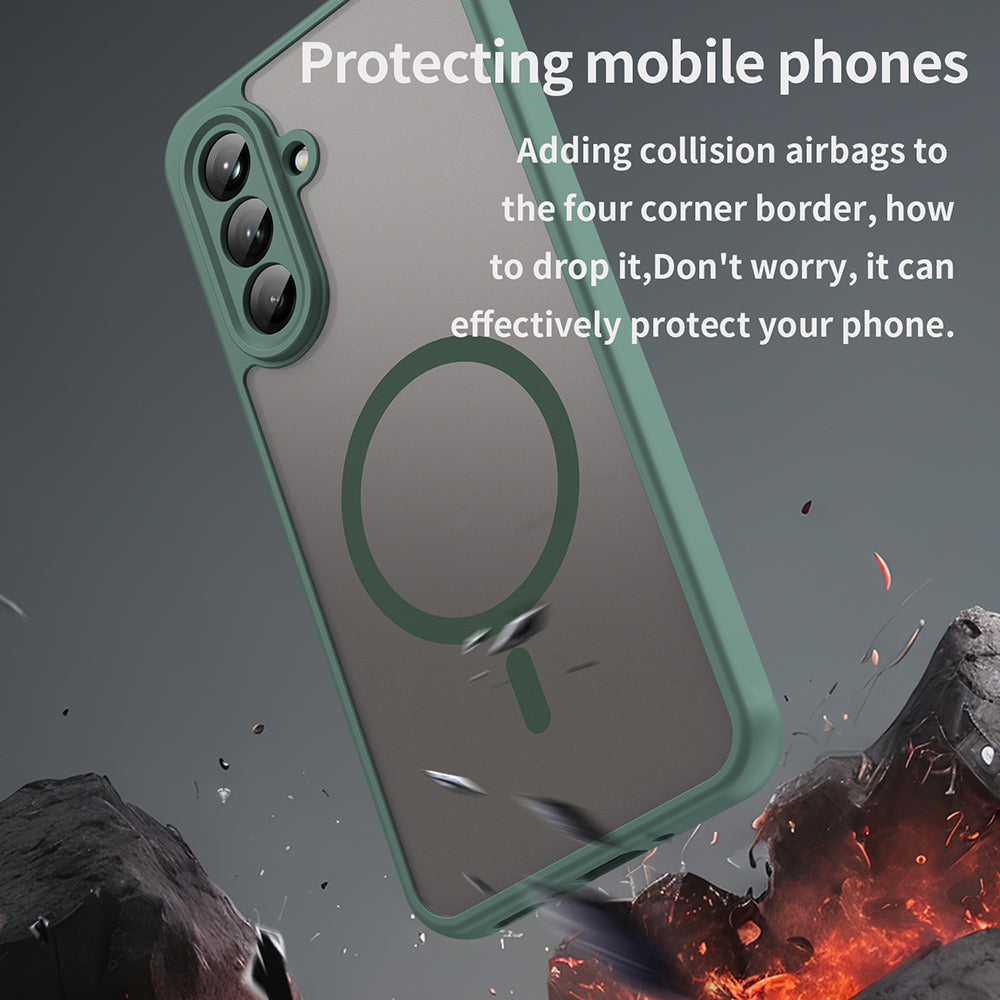 Husa de protectie Techsuit HaloFrost II MagSafe compatibil cu Samsung Galaxy A26 5G, Verde