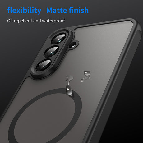 Husa de protectie Techsuit HaloFrost II MagSafe compatibil cu Samsung Galaxy A56 5G, Negru