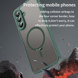 Husa de protectie Techsuit HaloFrost II MagSafe compatibil cu Samsung Galaxy A56 5G, Verde