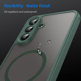 Husa de protectie Techsuit HaloFrost II MagSafe compatibil cu Samsung Galaxy A56 5G, Verde