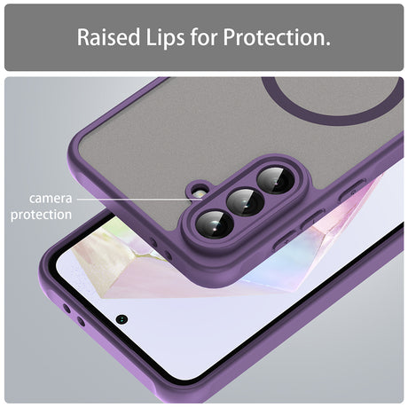 Husa de protectie Techsuit HaloFrost II MagSafe compatibil cu Samsung Galaxy A56 5G, Mov