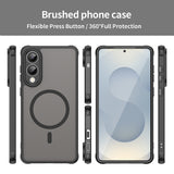 Husa de protectie Techsuit HaloFrost II MagSafe compatibil cu Samsung Galaxy S25 Edge, Negru