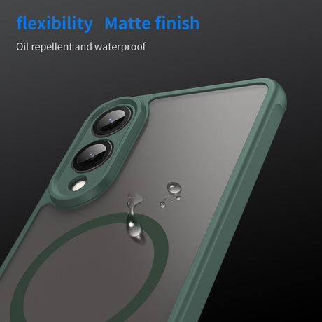 Husa de protectie Techsuit HaloFrost II MagSafe compatibil cu Samsung Galaxy S25 Edge, Verde