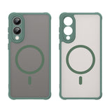 Husa de protectie Techsuit HaloFrost II MagSafe compatibil cu Samsung Galaxy S25 Edge, Verde