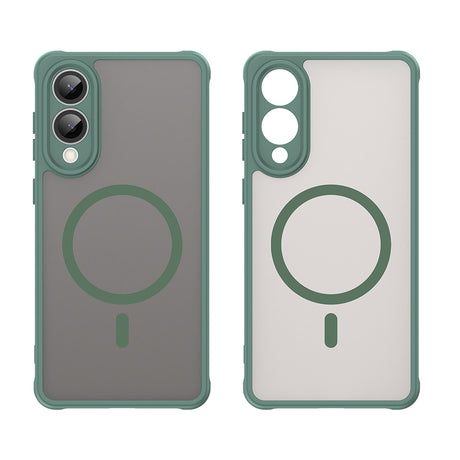 Husa de protectie Techsuit HaloFrost II MagSafe compatibil cu Samsung Galaxy S25 Edge, Verde