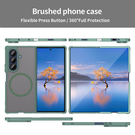 Husa de protectie Techsuit HaloFrost II MagSafe compatibil cu Samsung Galaxy Z Fold7, Verde