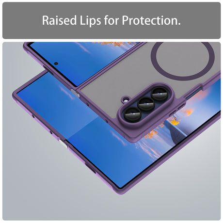 Husa de protectie Techsuit HaloFrost II MagSafe compatibil cu Samsung Galaxy Z Fold7, Mov