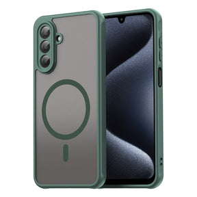 Husa de protectie Techsuit HaloFrost II MagSafe compatibil cu Samsung Galaxy A17 5G / A17 4G, Verde