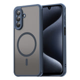 Husa de protectie Techsuit HaloFrost II MagSafe compatibil cu Samsung Galaxy A17 5G / A17 4G, Bleumarin