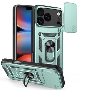 Husa de protectie Techsuit CamShield Series compatibil cu iPhone 17 Pro, Verde