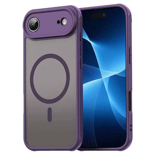 Husa de protectie Techsuit HaloFrost II MagSafe compatibil cu iPhone 17 Air, Mov