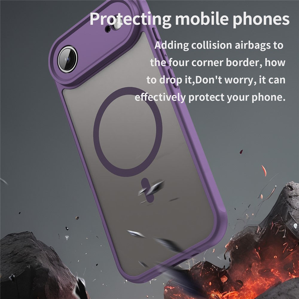 Husa de protectie Techsuit HaloFrost II MagSafe compatibil cu iPhone 17 Air, Mov