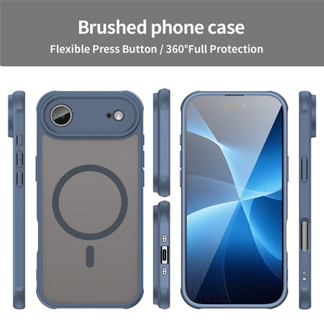 Husa de protectie Techsuit HaloFrost II MagSafe compatibil cu iPhone 17 Air, Bleumarin