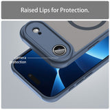Husa de protectie Techsuit HaloFrost II MagSafe compatibil cu iPhone 17 Air, Bleumarin