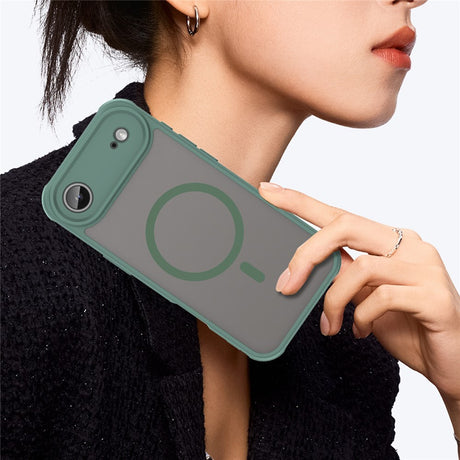 Husa de protectie Techsuit HaloFrost II MagSafe compatibil cu iPhone 17 Air, Verde