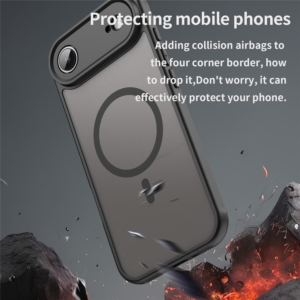 Husa de protectie Techsuit HaloFrost II MagSafe compatibil cu iPhone 17 Air, Negru