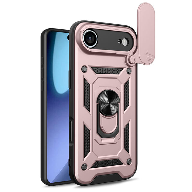 Husa de protectie Techsuit CamShield Series compatibil cu iPhone 17 Air, Roz Auriu