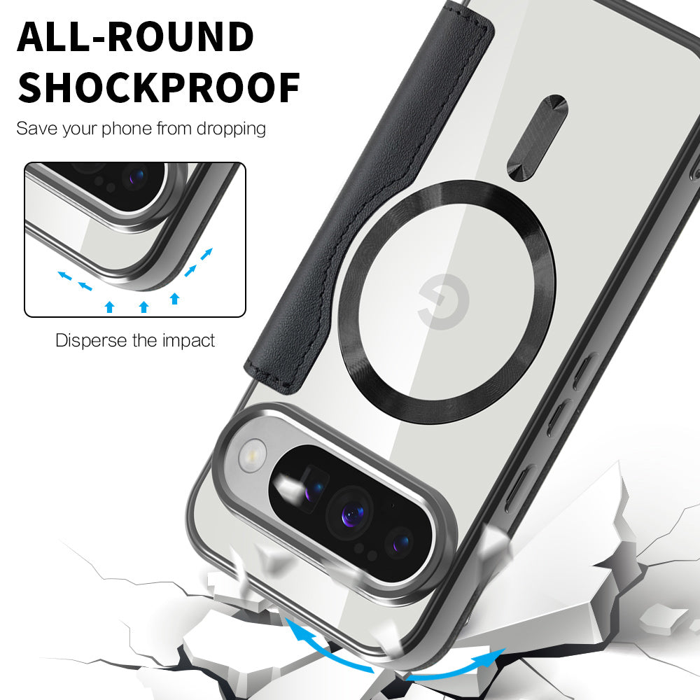 Husa de protectie Techsuit SmartMag Book compatibil cu Google Pixel 10 / 10 Pro, Negru