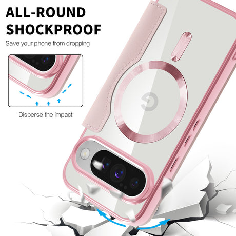Husa de protectie Techsuit SmartMag Book compatibil cu Google Pixel 10 / 10 Pro, Roz
