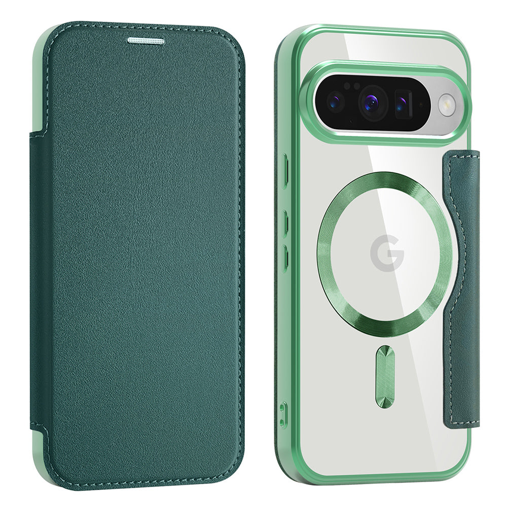 Husa de protectie Techsuit SmartMag Book compatibil cu Google Pixel 10 / 10 Pro, Verde