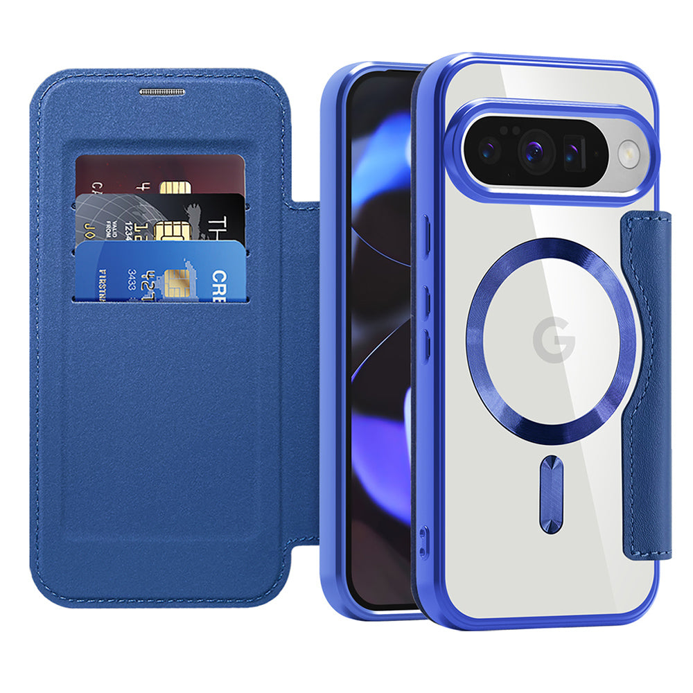 Husa de protectie Techsuit SmartMag Book compatibil cu Google Pixel 10 / 10 Pro, Albastru
