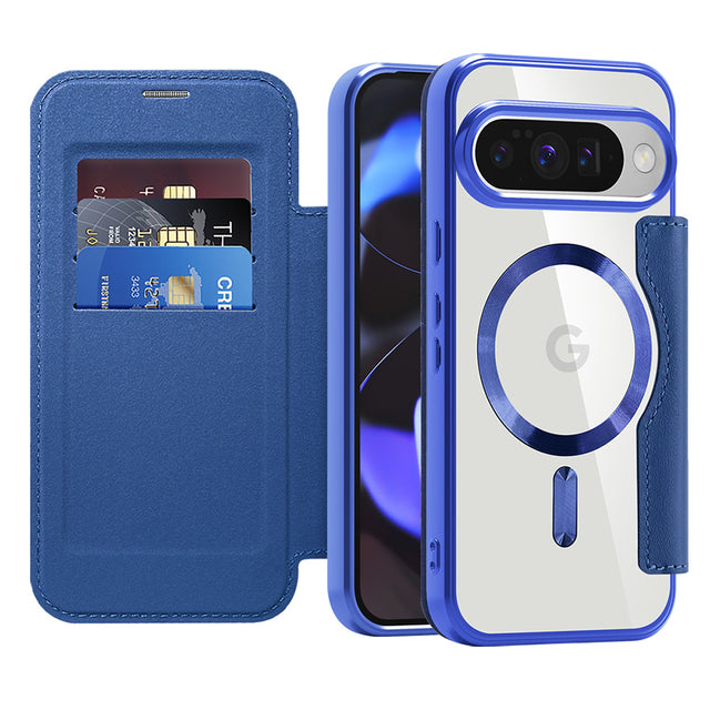 Husa de protectie Techsuit SmartMag Book compatibil cu Google Pixel 10 / 10 Pro, Albastru
