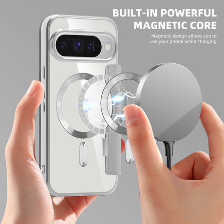 Husa de protectie Techsuit SmartMag Book compatibil cu Google Pixel 10 Pro XL, Gri