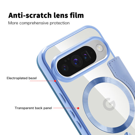Husa de protectie Techsuit SmartMag Book compatibil cu Google Pixel 10 Pro XL, Albastru Deschis