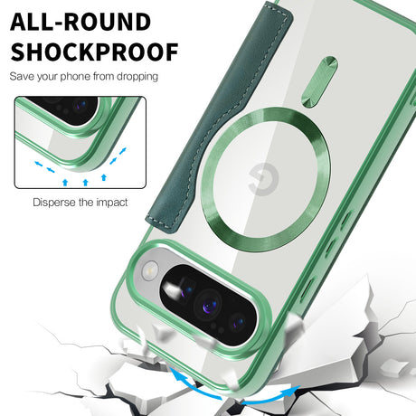 Husa de protectie Techsuit SmartMag Book compatibil cu Google Pixel 10 Pro XL, Verde