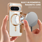 Husa de protectie Techsuit SmartMag Book compatibil cu Google Pixel 10 Pro XL, Maro