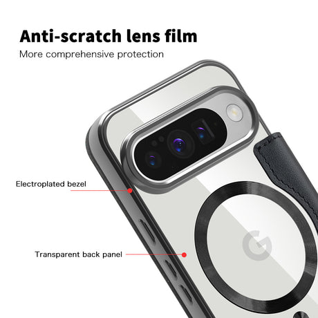 Husa de protectie Techsuit SmartMag Book compatibil cu Google Pixel 10 Pro XL, Negru