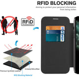 Husa de protectie Techsuit SmartMag Book compatibil cu iPhone 11 Pro Max, Roz