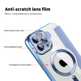 Husa de protectie Techsuit SmartMag Book compatibil cu iPhone 12 Pro Max, Albastru Deschis