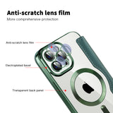 Husa de protectie Techsuit SmartMag Book compatibil cu iPhone 12 Pro, Verde