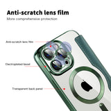 Husa de protectie Techsuit SmartMag Book compatibil cu iPhone 14 Pro Max, Verde