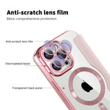 Husa de protectie Techsuit SmartMag Book compatibil cu iPhone 15 Pro, Roz