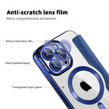 Husa de protectie Techsuit SmartMag Book compatibil cu iPhone 15 Pro Max, Albastru
